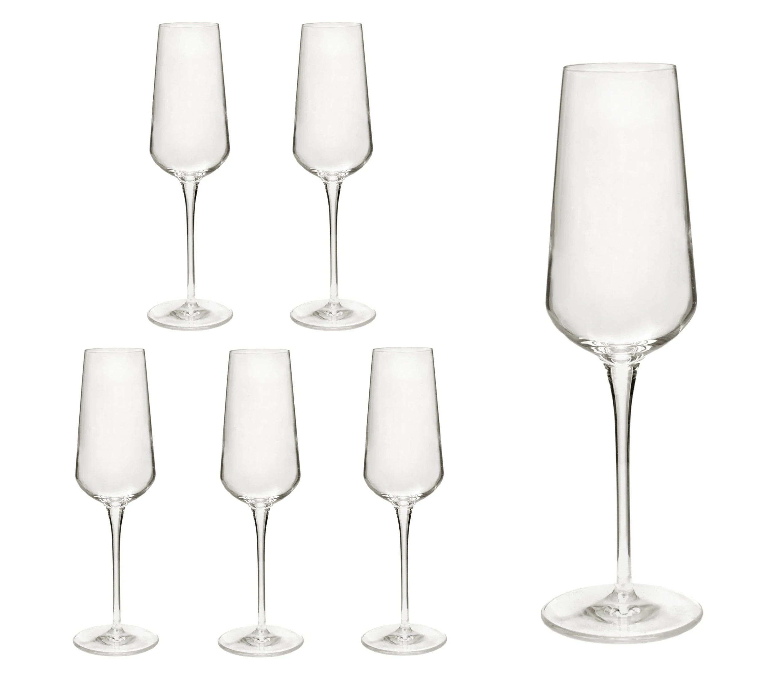 Null 6er Set Sektgläser InAlto 28 Cl Champagnergläser Aus Erstklassigem Kristallglas, Bessere Bruchfestigkeit, Filigranes Design 3 Null 6er Set Sektgläser InAlto 28 Cl Champagnergläser Aus Erstklassigem Kristallglas, Bessere Bruchfestigkeit, Filigranes Design