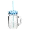 Null Glasbecher Mit Henkel, Deckel Und Trinkhalm Inkl. Rezeptheft - Blau Kariert - 0,5 Liter Trinkbecher / Trinkglas Mit Relief -Paulaner shop 088404c2 d086 4289 a4e3 5707fe382803 1 scaled