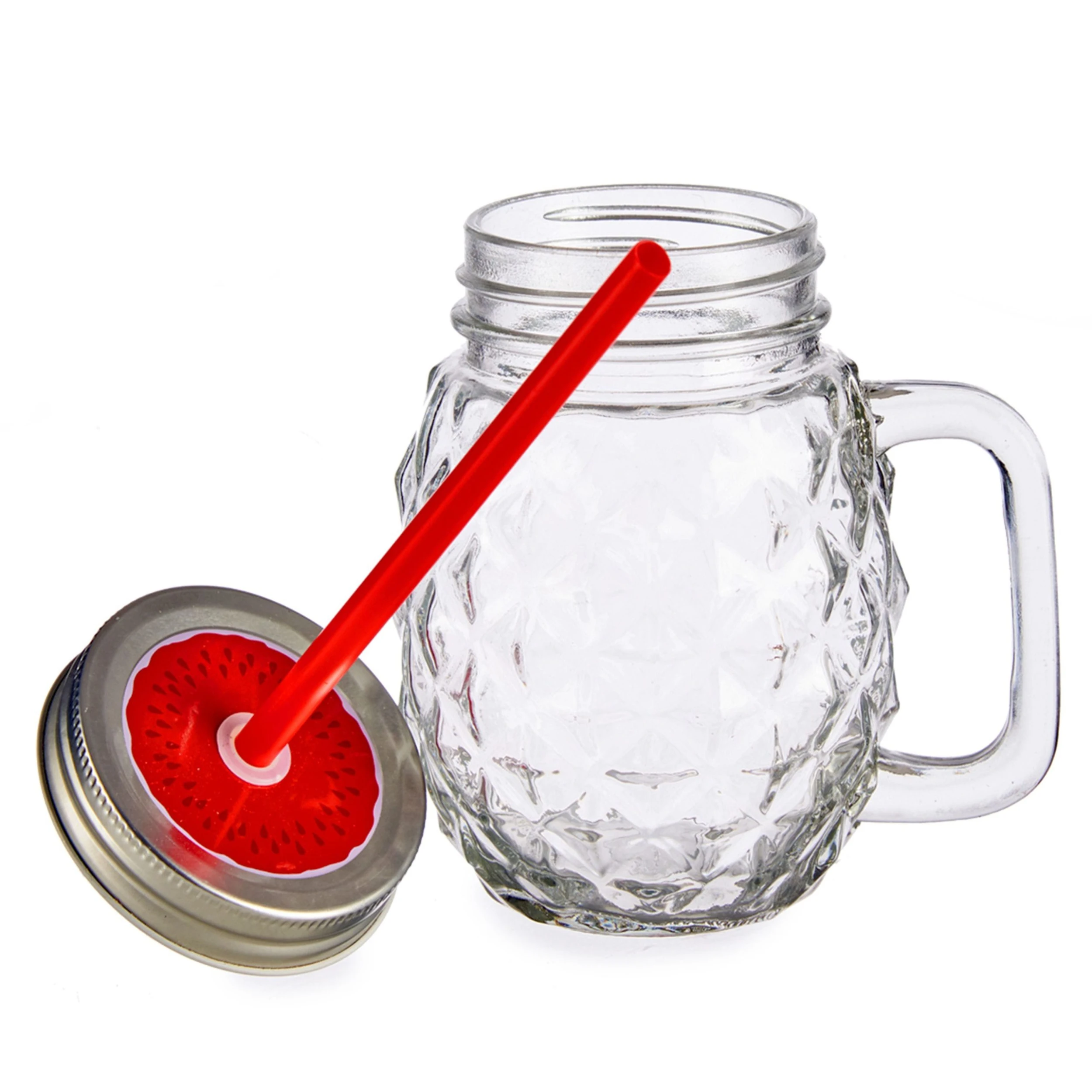 Null 4er Set Vivalto Sole Henkelbecher Mit Strohhalm Rot 485ml 9 Null 4er Set Vivalto Sole Henkelbecher Mit Strohhalm Rot 485ml – Bild 7