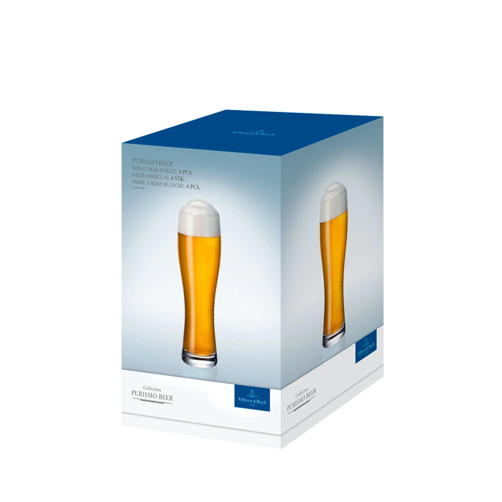 Villeroy & Boch PURISMO BEER Weizenbierglas 0,5l 4er Set 9 Villeroy & Boch PURISMO BEER Weizenbierglas 0,5l 4er Set – Bild 7