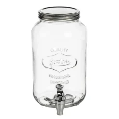 Null Getränkespender Mit Zapfhahn 3 Liter Wasserspender Saftspender Karaffe Limonade