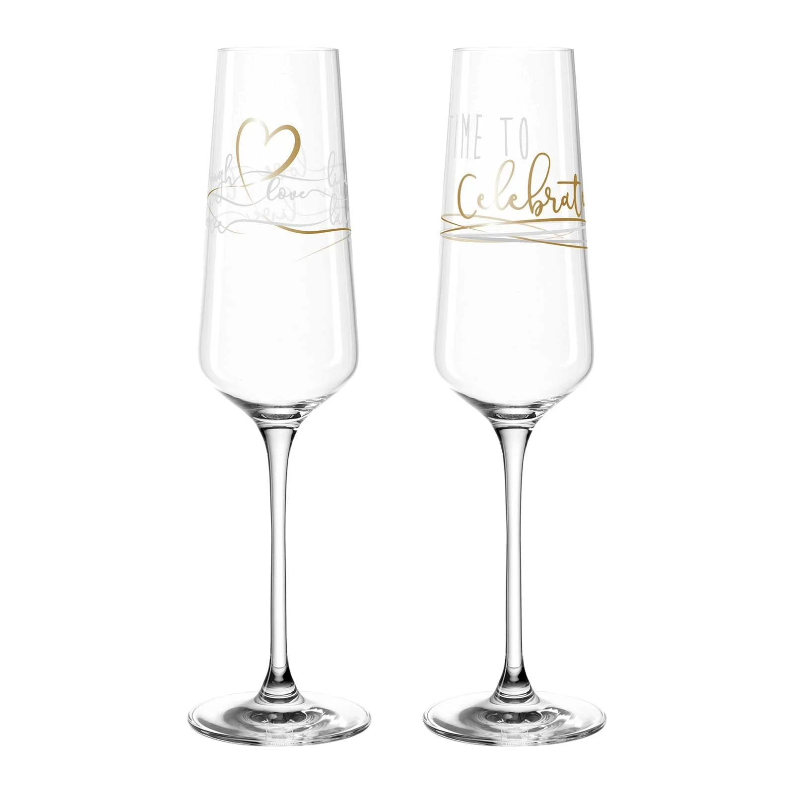 Leonardo PRESENTE Sektglas "Love" 0,22 L 2er Set 4 Leonardo PRESENTE Sektglas "Love" 0,22 L 2er Set – Bild 2