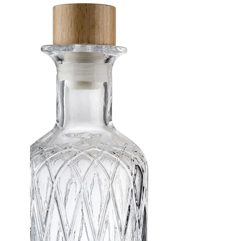 APS Glaskaraffe -DIAMOND- Ø 8 Cm, H: 28 Cm, 0,8 Liter 8 APS Glaskaraffe -DIAMOND- Ø 8 Cm, H: 28 Cm, 0,8 Liter – Bild 6