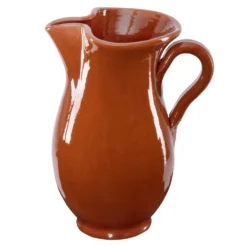 Null Tonkrug 1.9L Braun-glasiert Kühlende Wein-Karaffe - 99544