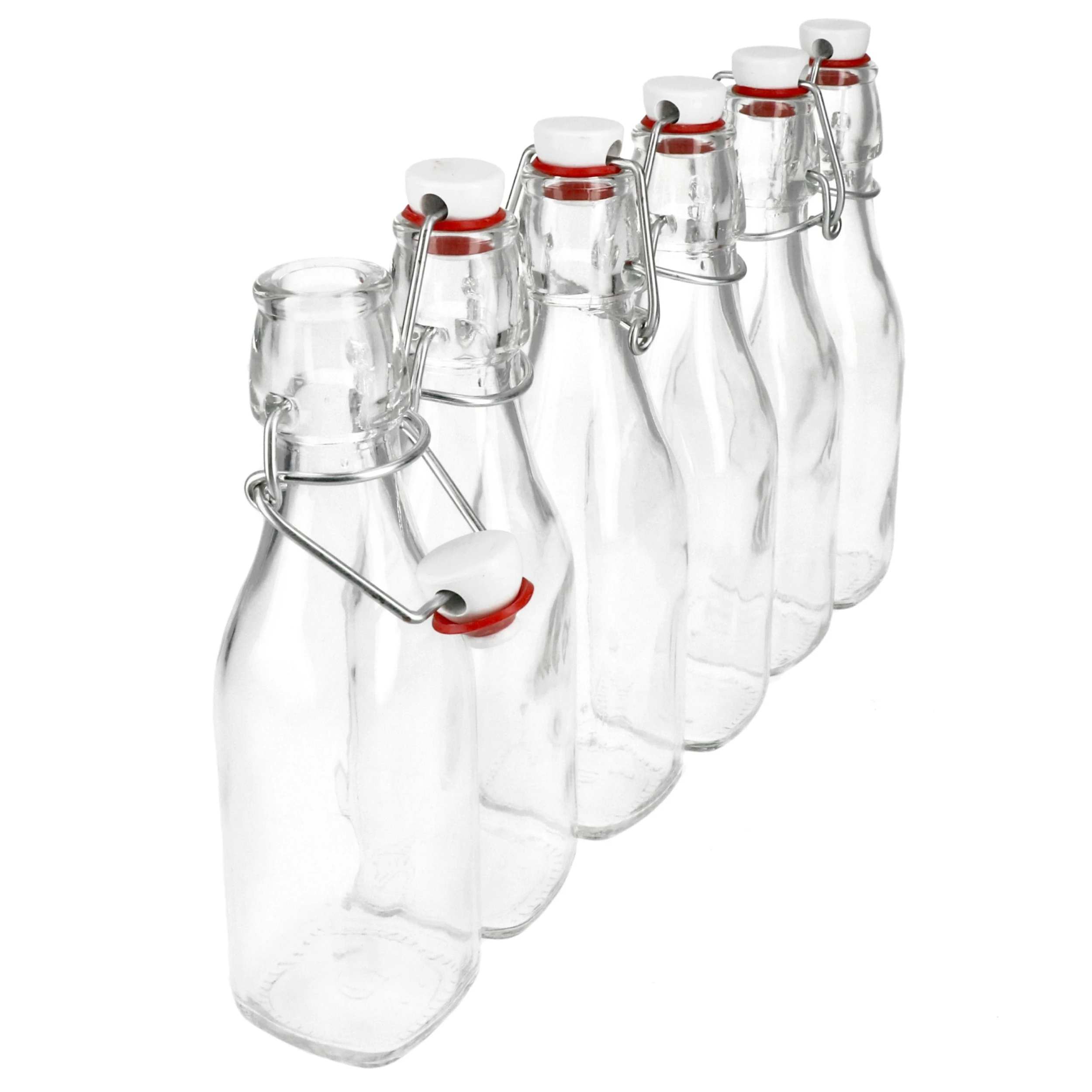 Null 4er Set Glasflaschen Serie Swing Mit Bügelverschluss 0,25 Liter 4 Null 4er Set Glasflaschen Serie Swing Mit Bügelverschluss 0,25 Liter – Bild 2
