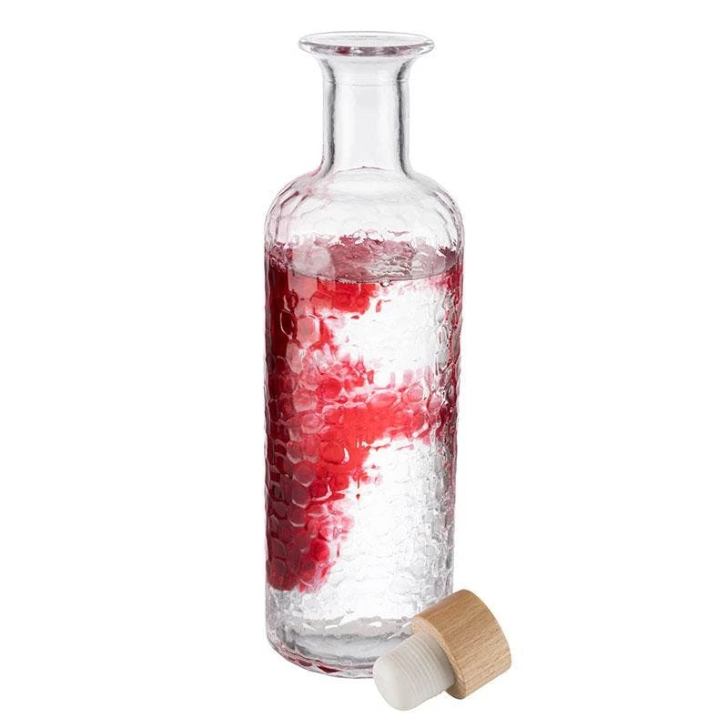 APS Glaskaraffe -COMB- Ø 8 Cm, H: 28 Cm, 0,8 Liter 8 APS Glaskaraffe -COMB- Ø 8 Cm, H: 28 Cm, 0,8 Liter – Bild 6