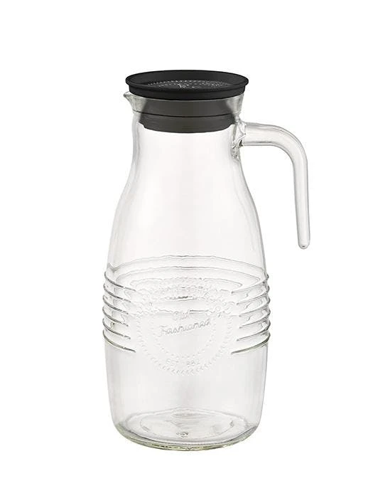 APS Glaskaraffe Mit Ausgießer Ø 16 Cm, H: 26 Cm, 1,4 Liter 5 APS Glaskaraffe Mit Ausgießer Ø 16 Cm, H: 26 Cm, 1,4 Liter – Bild 3