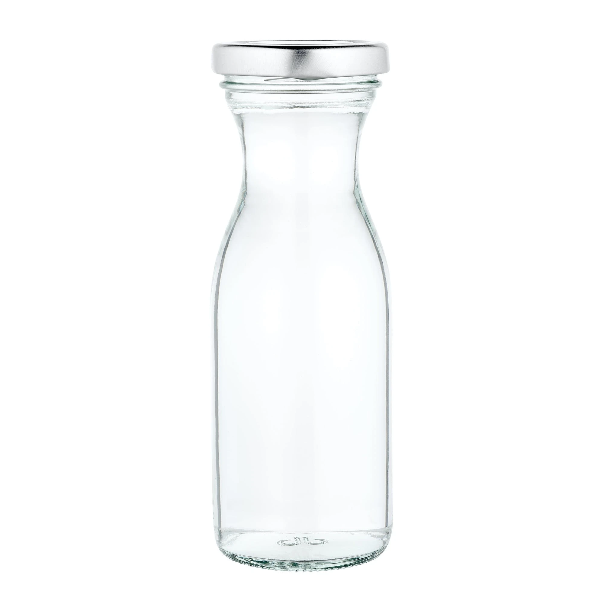 Null 6er Set Weithalsflasche Karaffe 250 Ml + To 53 Deckel Silber 9 Null 6er Set Weithalsflasche Karaffe 250 Ml + To 53 Deckel Silber – Bild 7