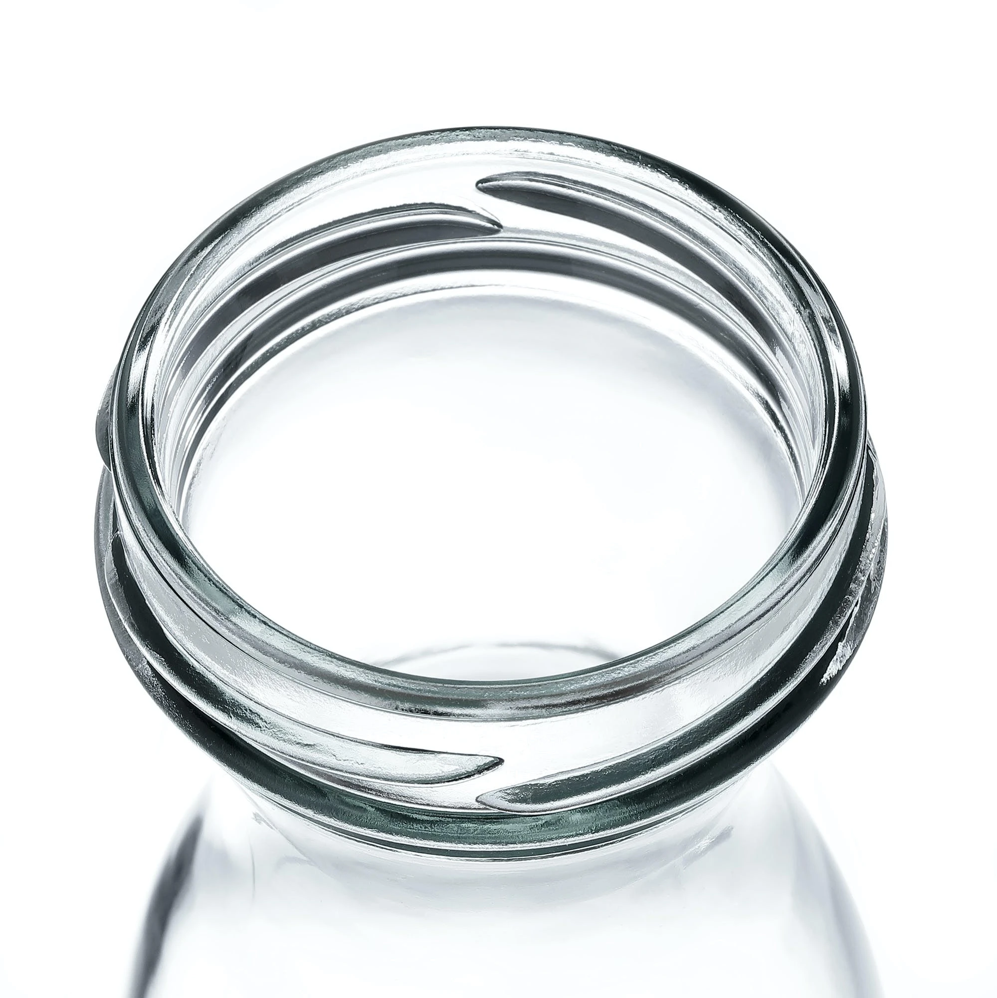 Null 6er Set Weithalsflasche Karaffe 250 Ml + To 53 Deckel Silber 8 Null 6er Set Weithalsflasche Karaffe 250 Ml + To 53 Deckel Silber – Bild 6