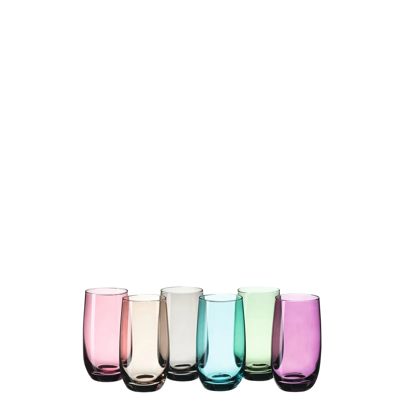 LEONARDO Trinkglas OPTIC 6 Stück Sortiert 220 Ml Farbig 5 LEONARDO Trinkglas OPTIC 6 Stück Sortiert 220 Ml Farbig – Bild 3