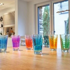 Leonardo VARIO Struttura Trinkglas Groß 280 Ml Roter Verlauf 6er Set -Paulaner shop 7c8f52ad 94c0 4733 bef5 3f0d04fe1b66