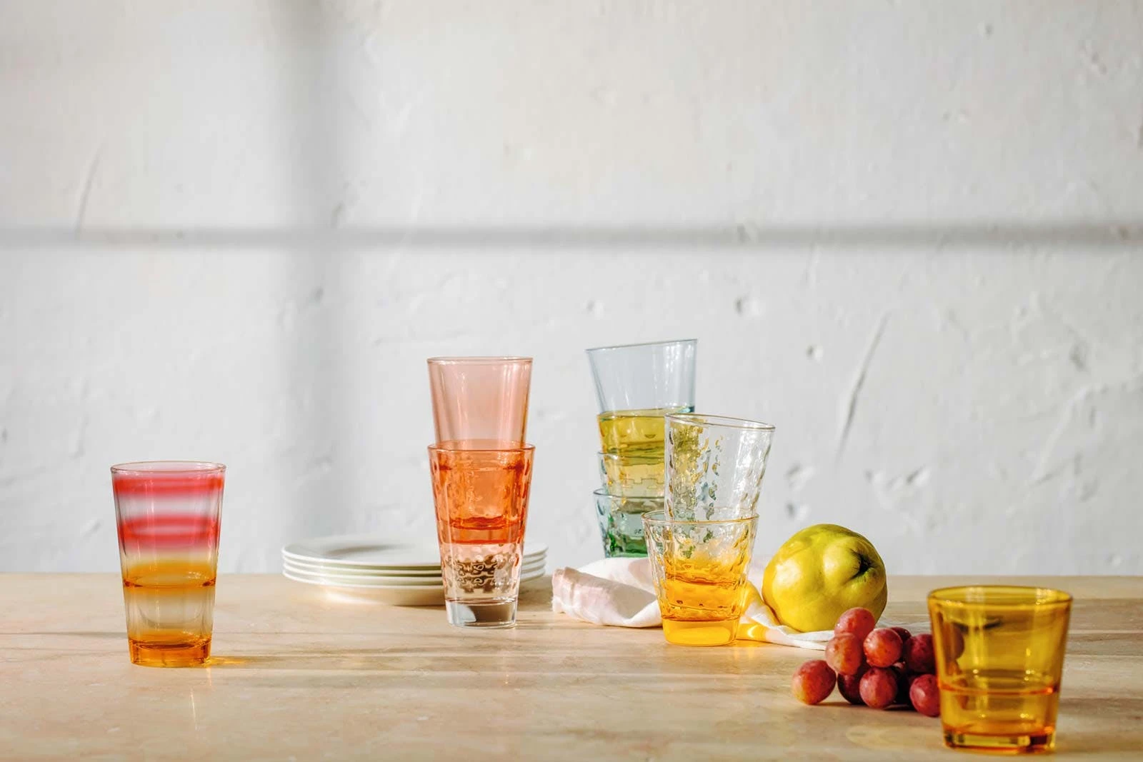 Leonardo OPTIC Trinkglas Klein 215 Ml Orangener Boden 6er Set 9 Leonardo OPTIC Trinkglas Klein 215 Ml Orangener Boden 6er Set – Bild 7