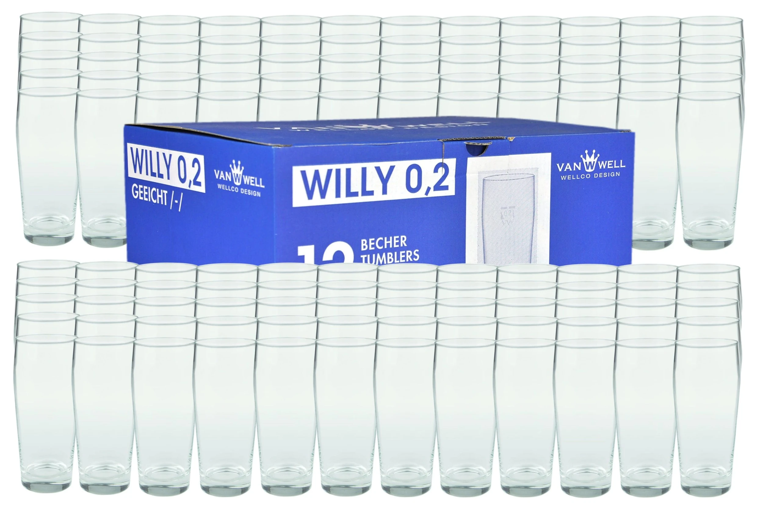 Null 120er Set Bierglas Willibecher 0,4l Geeicht 5 Null 120er Set Bierglas Willibecher 0,4l Geeicht – Bild 3