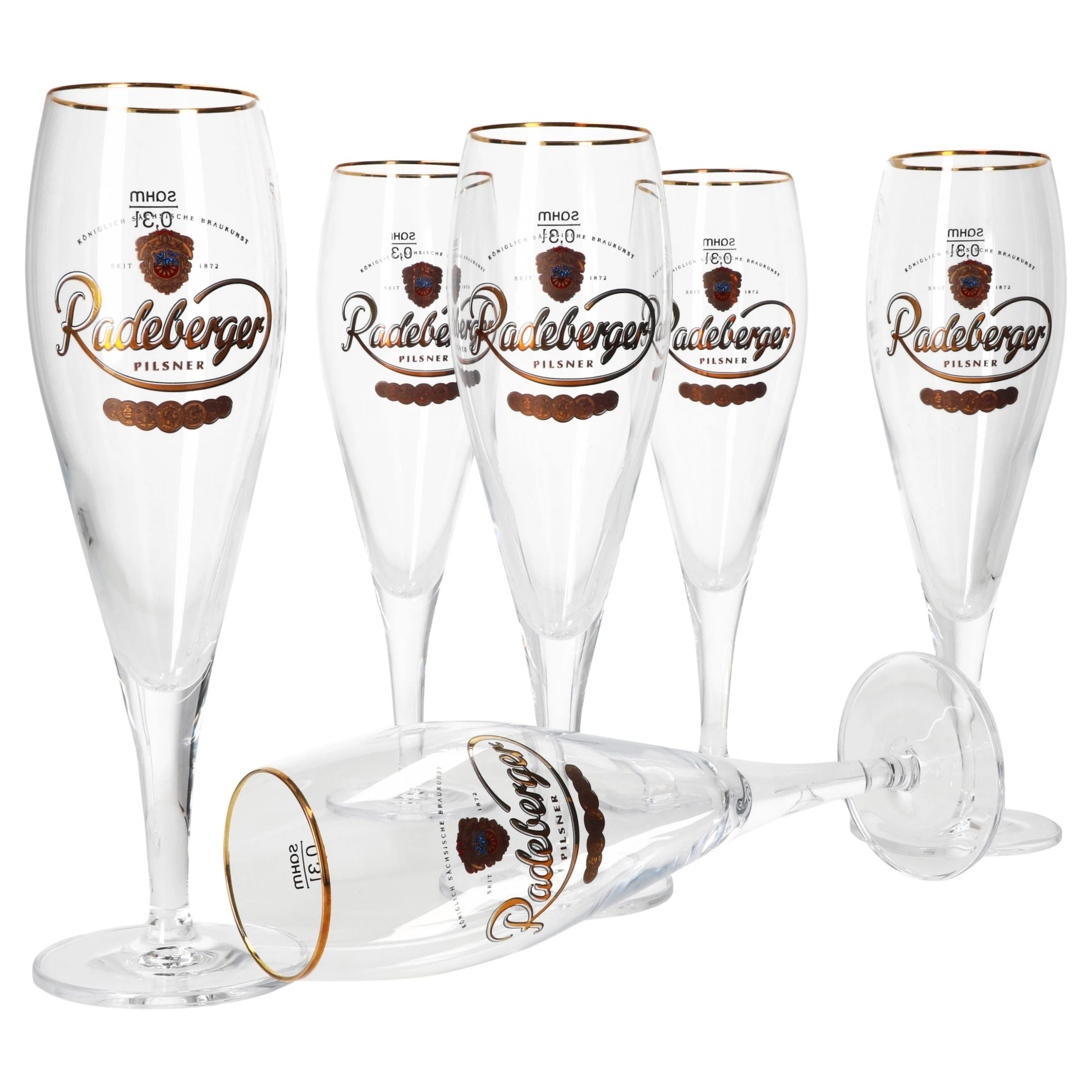 Null 6er Set Radeberger Pilsener Biergläser 0,3l 3 Null 6er Set Radeberger Pilsener Biergläser 0,3l