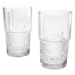 Null 2er Set Novecento Longdrinkglas Stapelbar 40,5 Cl