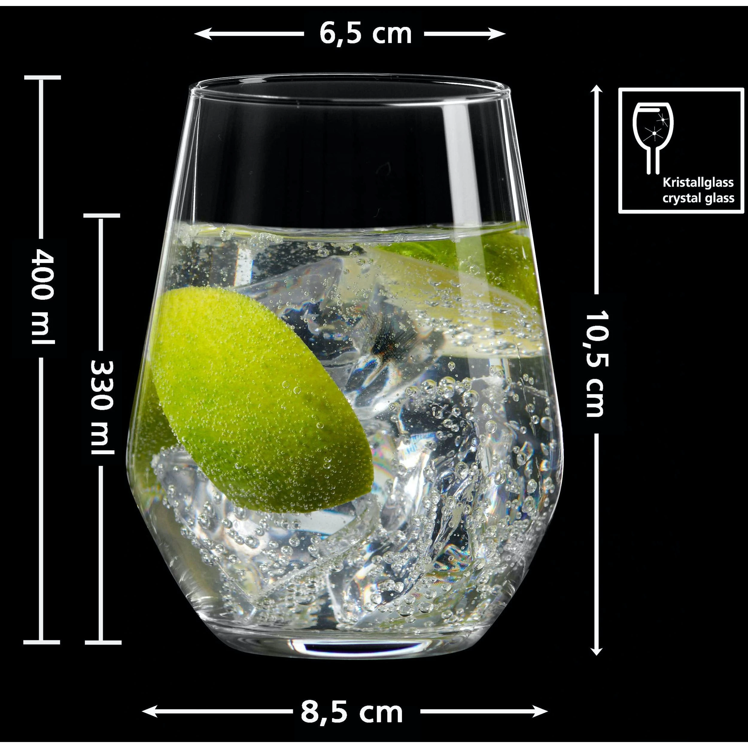 Ritzenhoff & Breker Longdrinkglas Mambo 4er Set 8 Ritzenhoff & Breker Longdrinkglas Mambo 4er Set – Bild 6