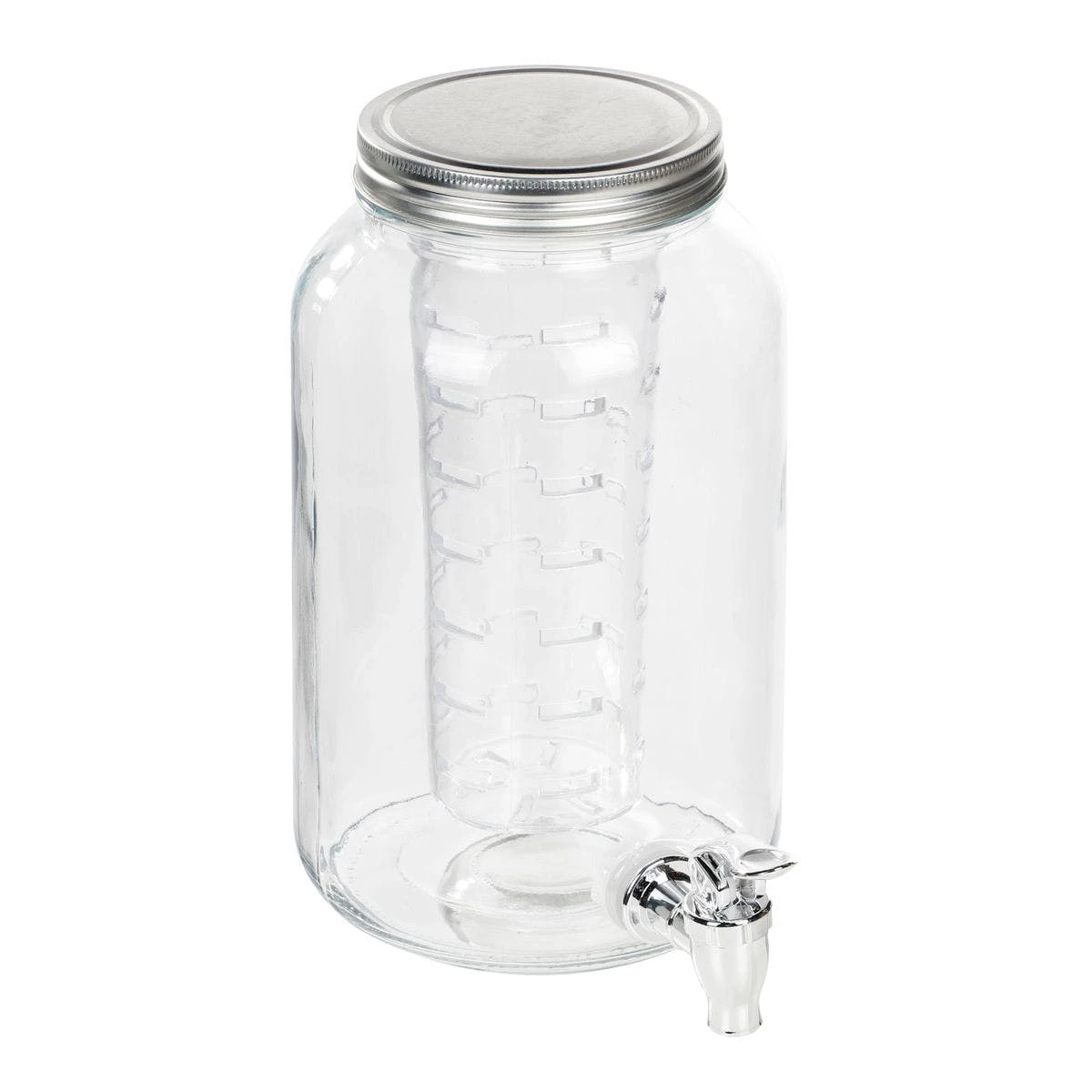 Null Getränkespender Mit Zapfhahn 3 Liter Wasserspender Saftspender Karaffe Limonade 4 Null Getränkespender Mit Zapfhahn 3 Liter Wasserspender Saftspender Karaffe Limonade – Bild 2