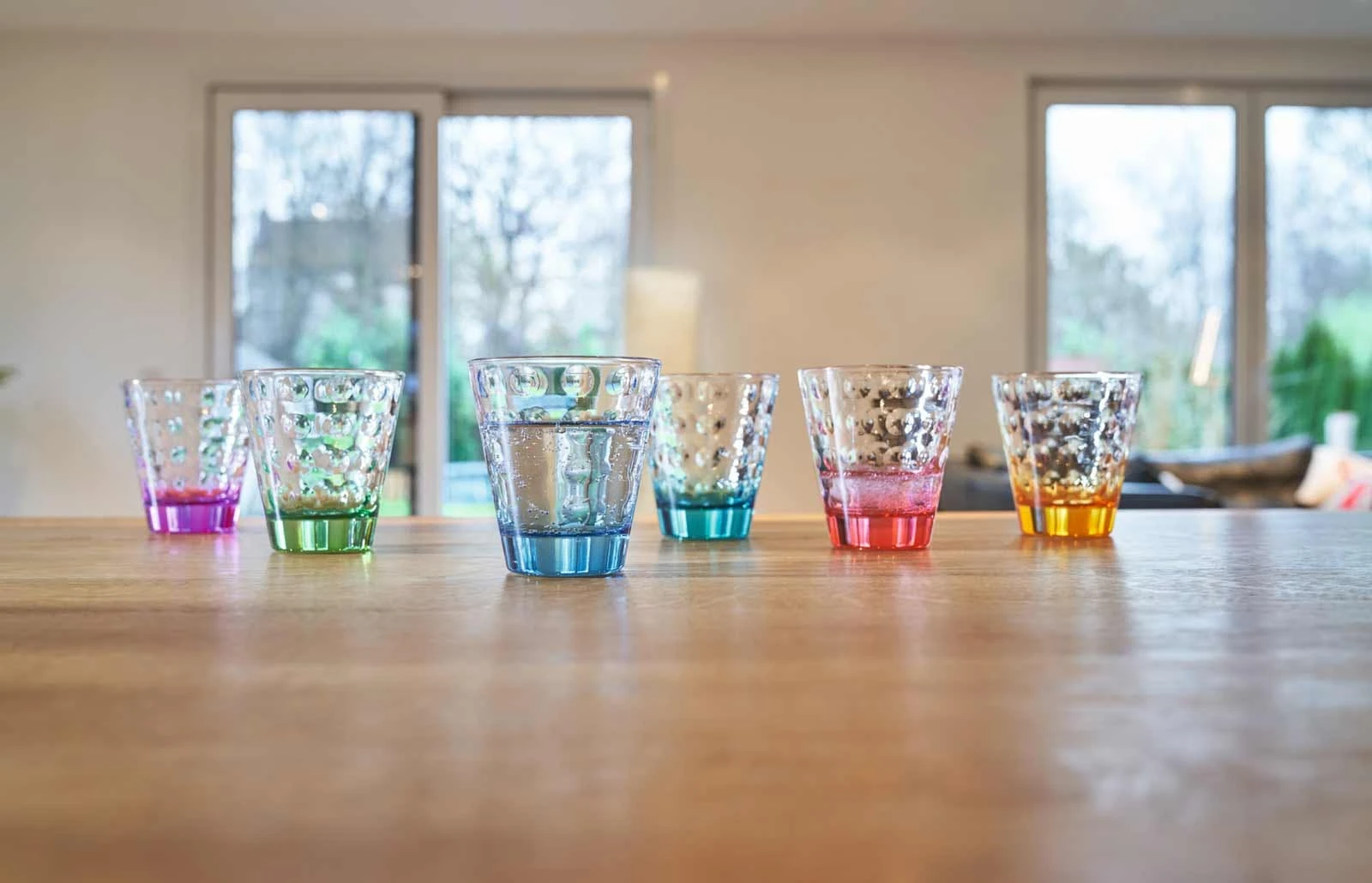 Leonardo OPTIC Trinkglas Klein 215 Ml Orangener Boden 6er Set 8 Leonardo OPTIC Trinkglas Klein 215 Ml Orangener Boden 6er Set – Bild 6