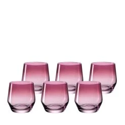 Leonardo PUCCINI Trinkglas 310 Ml Violett 6er Set