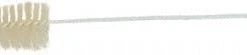 Contacto 10x Sektglasbürste Weißer Plastikummantelter Stahldraht Mit Öse, Mit Besatz Aus Gebleichten