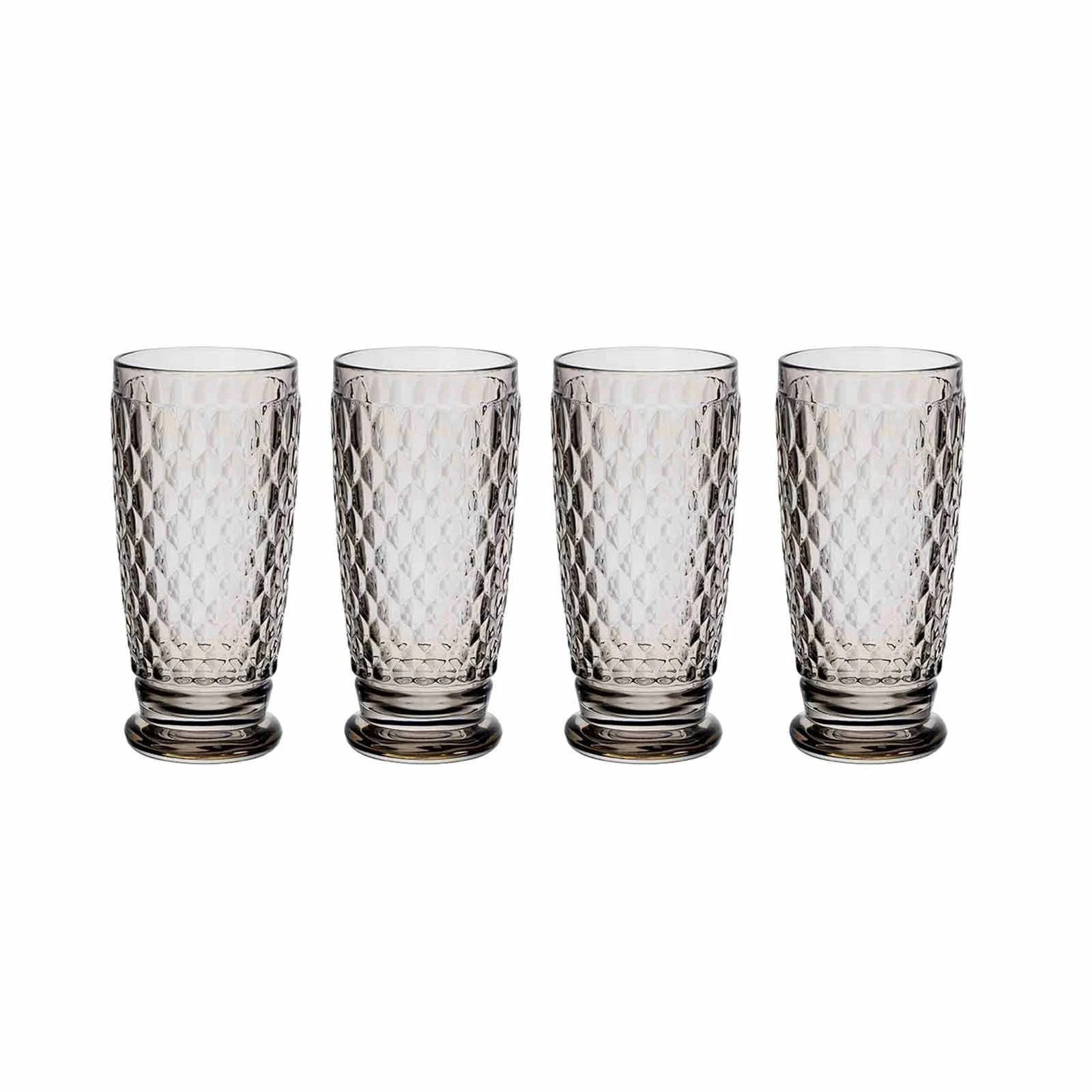 Villeroy & Boch Boston Coloured Longdrinkglas 400 Ml Smoke 4er Set 3 Villeroy & Boch Boston Coloured Longdrinkglas 400 Ml Smoke 4er Set